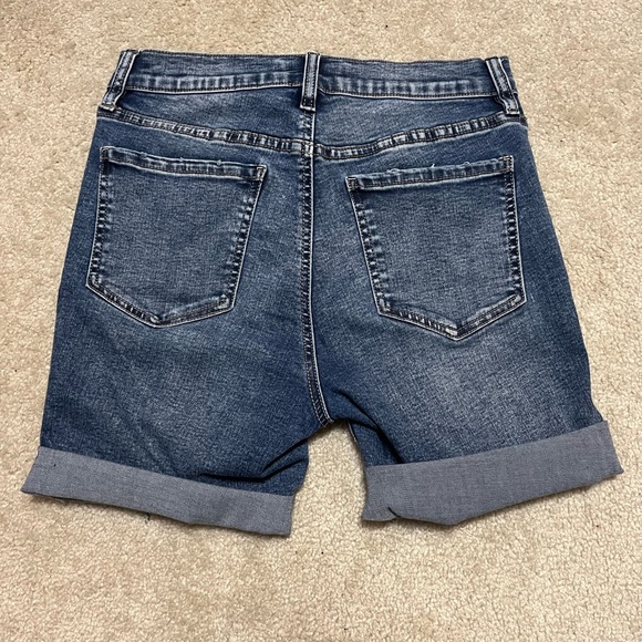 Garage High Rise Cutoff Jean Shorts - Picture 2 of 4